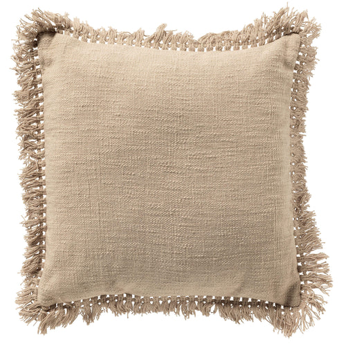 JONNA - kussenhoes 45x45 cm - gerecycled - katoen - Pumice Stone - beige