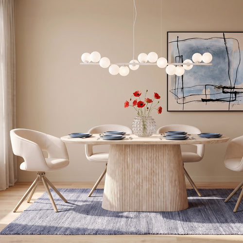 Kare Design Hanglamp Scala Balls 150cm beige