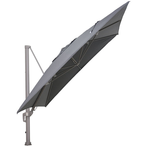 Garden Impressions zweefparasol Hawaii Big Pole II antraciet doek – 350x350 cm
