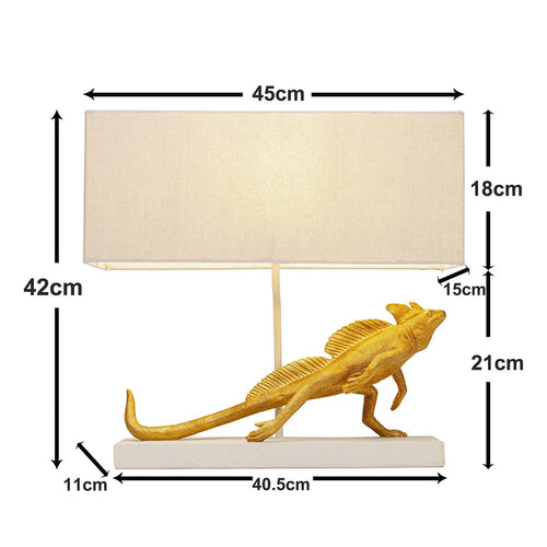 Kare Design Tafellamp goud iguana - vtwonen shop