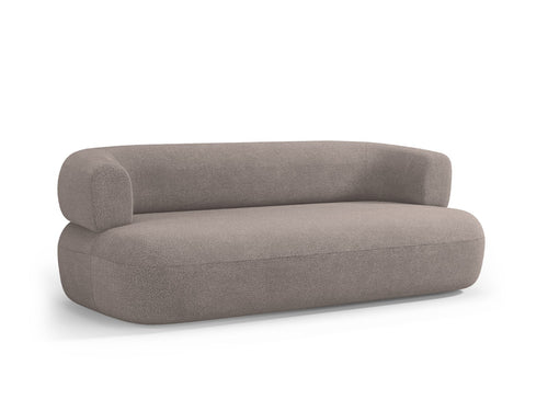 Micadoni Bank Jenny 3-zits, boucle, lichtbruin - 90x178x73cm