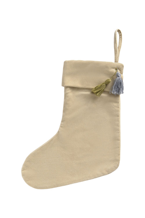 Calma House Kerstornament Velour - Ecru - 40x33