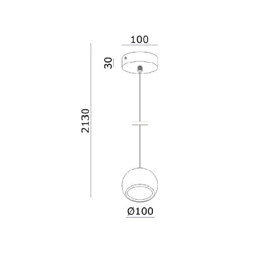 Artdelight Hanglamp Denver - Wit