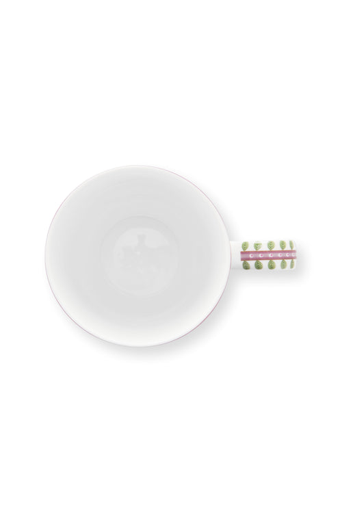Pip Studio - Grote Mokken - Lily & Lotus - Tiles - Geel - Set van 6