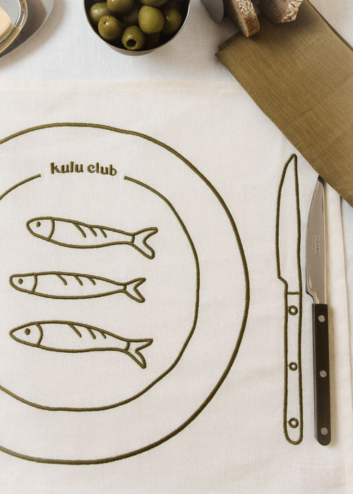 Kulu Club placemats - bistro borden - linnenmix - set van 2 - vtwonen shop