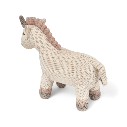 Pintado & Lacado knuffeldier Eenhoorn - wit - 30 cm