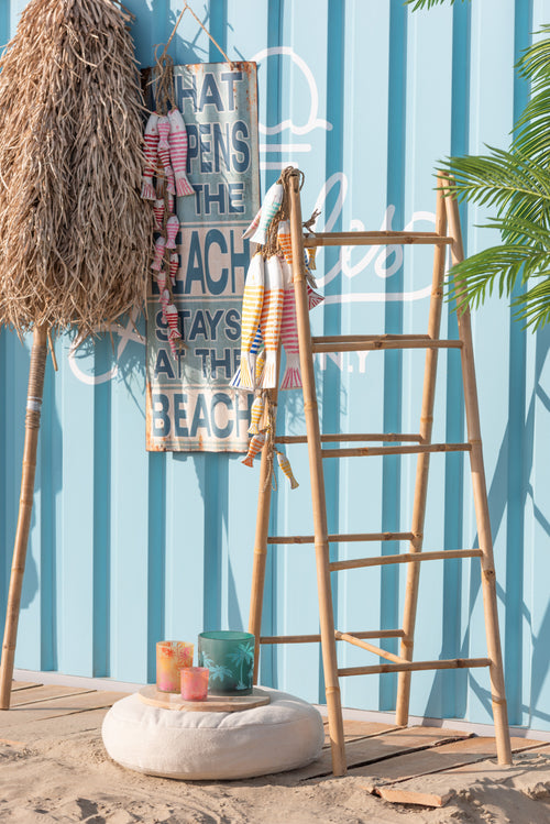 J-Line ladder Dubbel - bamboe - naturel - vtwonen shop