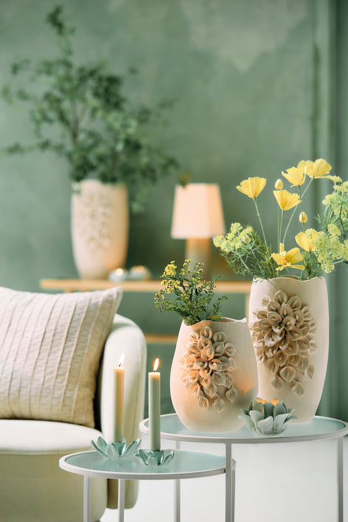 Light & Living vaas AMIATA - 23x19x35.5cm - wit - vtwonen shop