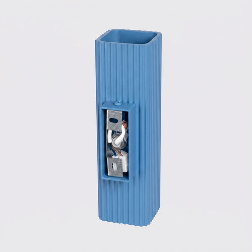 Sollux Lighting Wandlamp RAYO 20 azuurblauw - 6x8x20cm
