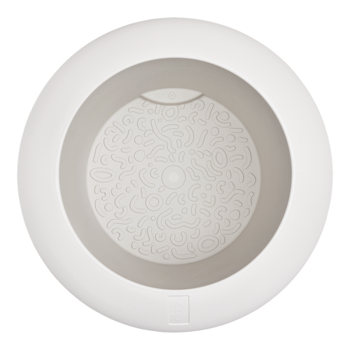 elho amber roll low 43 linnen wit | Bloempot |Premium statementdesign