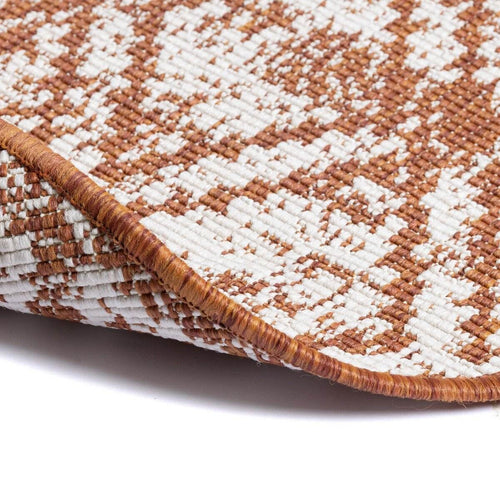 Rond Buitenkleed Frost - Roest - dubbelzijdig - EVA Interior - vtwonen shop