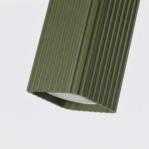 Sollux Lighting Tafellamp RAYO olijfgroen - 14,5x14,5x43cm