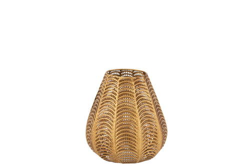 J-Line windlicht Gala - ijzer - goud - small - vtwonen shop