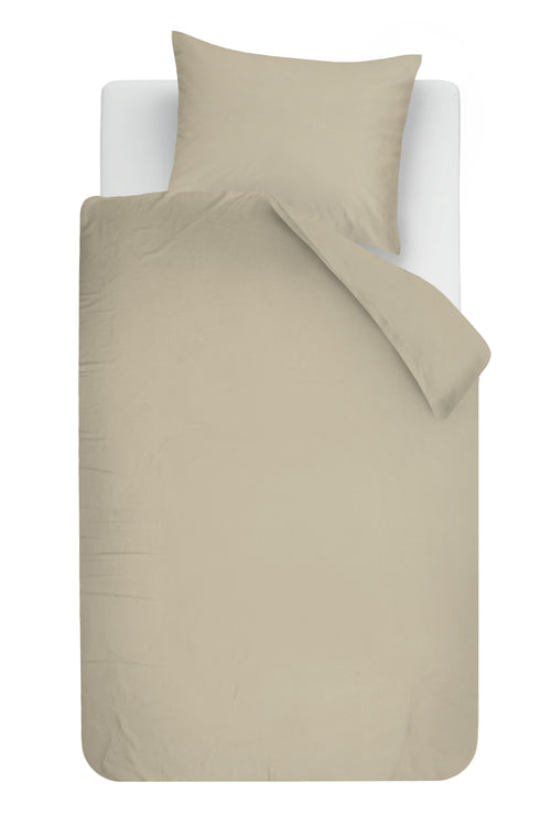 Beddinghouse Dekbedovertrek Lush - 140 x 200/220 cm - Zand