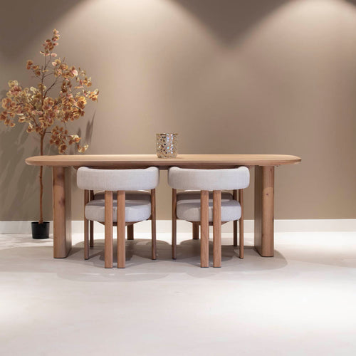 DÉJA Living Eettafel Meira - Naturel Eiken - 270x100x77cm