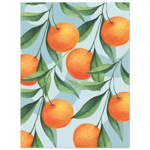 Artfulprints  Fruits - The orange tree   poster 30x40 cm - vtwonen shop