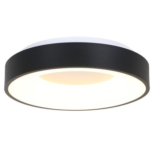 Steinhauer plafondlamp Ringlede - 1 lichts - 48x 9 cm - zwart - vtwonen shop