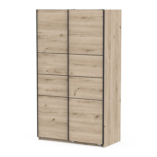 Calicosy - 2-deurs LINE - Licht hout 116,6x59,8x203 cm