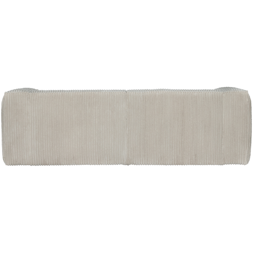 WOOOD 3,5-zits bank Bean - Ribstof - Naturel - 73x246x96 - vtwonen shop