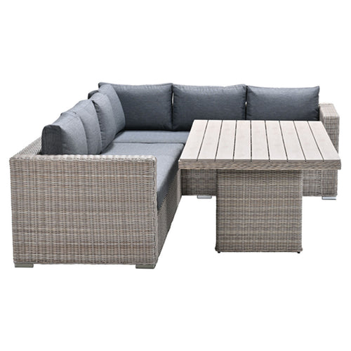 Garden Impressions lounge dining set Tennessee 3-delig rechts vintage willow - texfiber - vtwonen shop