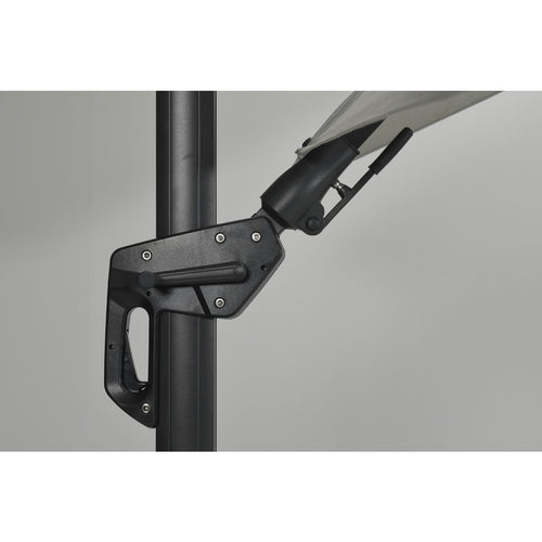 Hawaii Deluxe parasol - 300x300 cm - carbon black - royal zand