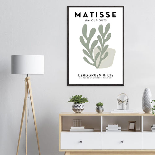 Artfulprints Poster Matisse – Whispers of a flower   - 30x40 cm - Grijs