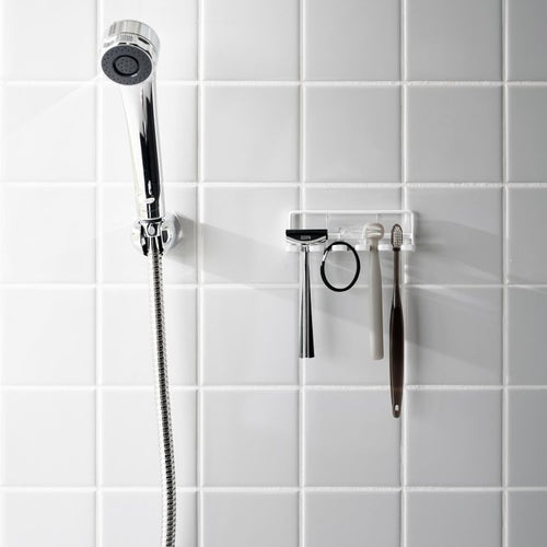 Yamazaki Zelfklevende Tandenborstelhouder - Tower - Wit - vtwonen shop