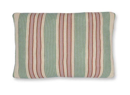 Pip Studio Decoratiekussen Bonsoir Combistripe - 40 x 60 cm - Groen