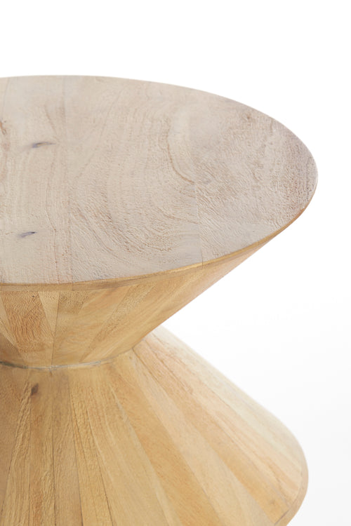 Light & Living bijzettafel LARUS - Ø45x60cm - bruin