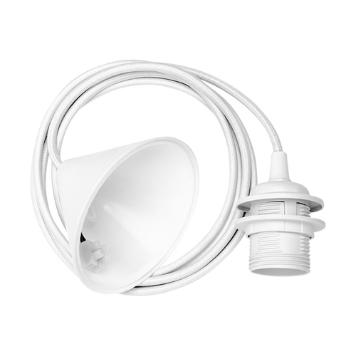 Bomerango Original S houten hanglamp small - met koordset wit - Ø 25 cm