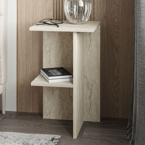 Calicosy - Vierkant nachtkastje met legplank LERAY - 36x36x60 cm