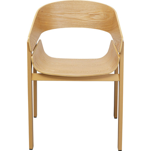 Kare Design Stoel met armleuningen Biarritz nature - vtwonen shop