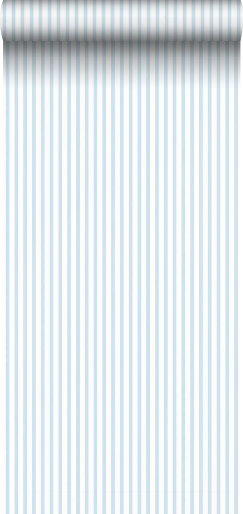 Sanders & Sanders behang strepen blauw en wit - 53 cm x 10 m - 640473