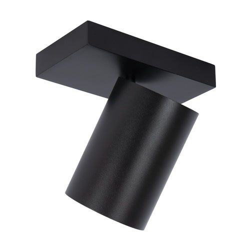Atmooz plafondlamp Nuo 1 - zwart-zwart vanbinnen - 15 x 10 x H 12 cm - GU10