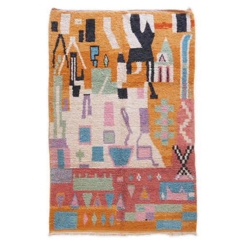 AFK Living vloerkleed Berber - handgemaakt - Wol - 209 x 316 cm