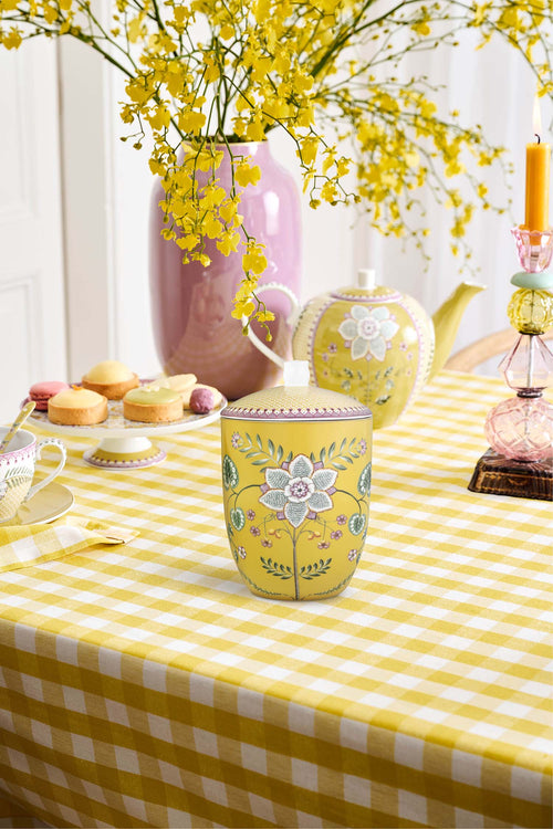 Pip Studio Voorraadpot - Lily&Lotus - Geel - 14cm