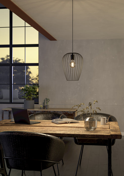 EGLO hanglamp Newtown - e27 - ø 27,5 cm - zwart
