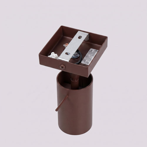 Sollux Lighting Wandlamp RING bruin - 8x16x8cm