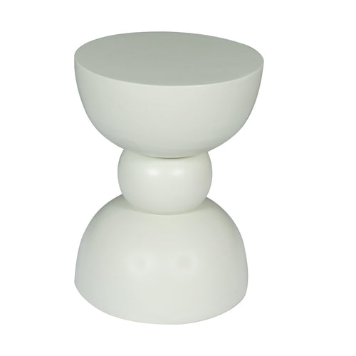 StarFurn Bijzettafel Jon - Rond Groen Hout - 30x30x40cm - vtwonen shop