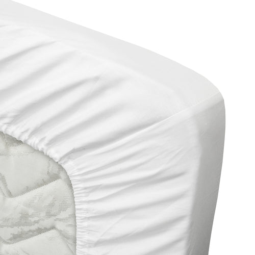 Ten Cate topper hoeslaken - 100% katoensatijn - 140x200 -  wit