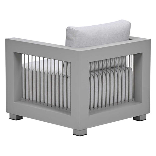 Houston aluminium lounge tuinstoel - taupe - valley sand