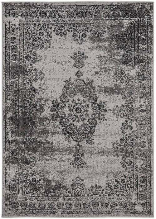 Vintage Vloerkleed Bloom - Grijs - EVA Interior - 185 x 270 cm - vtwonen shop