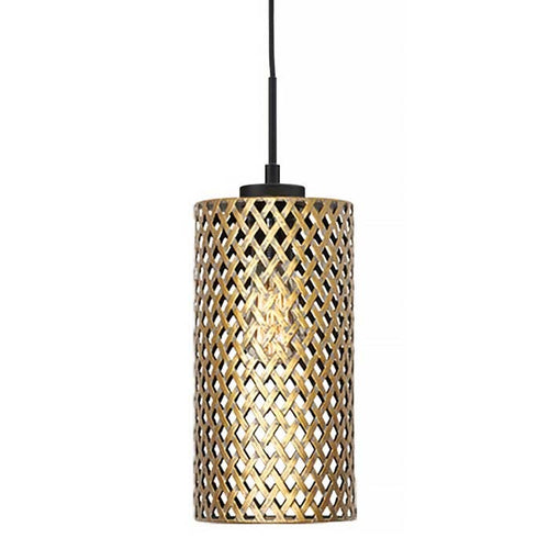 Freelight hanglamp Cestino - 3 lichts - 120  x 150   cm - zwart - goud