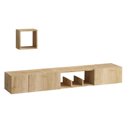 Calicosy - AVIOR TV-meubel - Licht hout - 32x180x25 cm