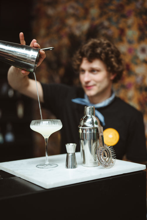 Leopold Vienna - Cocktail set Start 3-delig (cocktail shaker, jigger/pipet, zeef/strainer) cadeau giftset - vtwonen shop