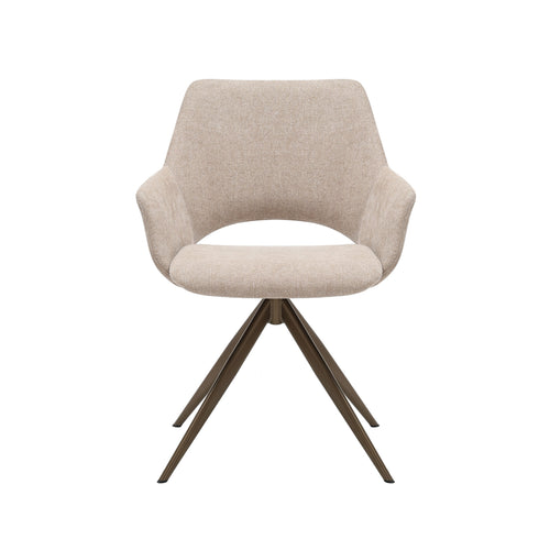 Starfurn  eetkamerstoel Daisy - beige - 60x61x82cm