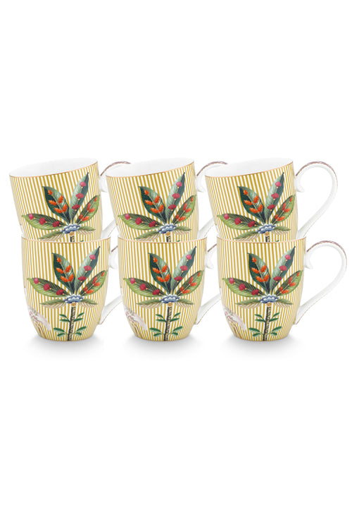 Pip Studio - La Majorelle Mokken - Servies set van 6 - 450ml - vtwonen shop