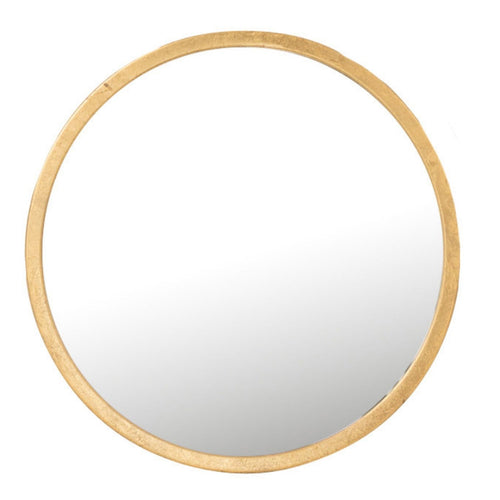 J-Line spiegel Mona Rond - ijzer/glas - goud - extra small - Ø 30 cm - vtwonen shop