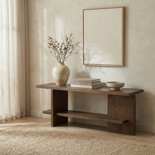 DÉJA Living Tv-meubel Lahti - Donkerbruin Hout - 140x40x45cm