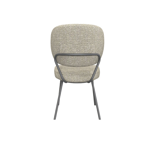 LABEL51 Eetkamerstoel Singapore - Naturel/Zwart - Set van 2 - vtwonen shop